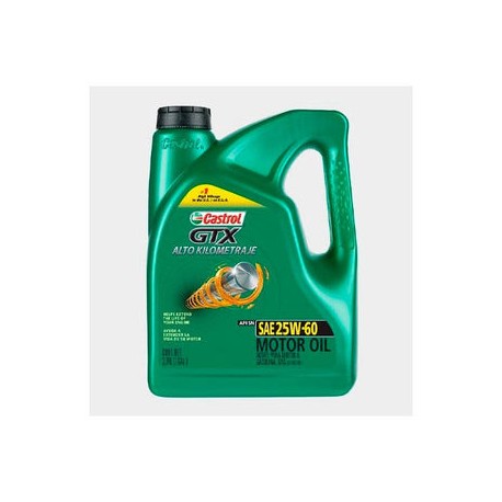 Aceite para motor  gas. alto km 4 lt 25W60 CASTROL