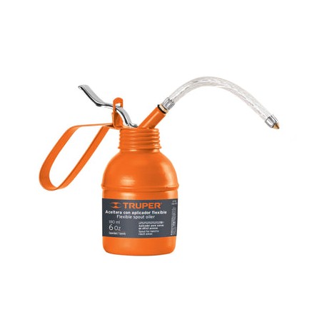 Aceitera Manual Tubo Flexible Truper 180 Ml ACEF-180
