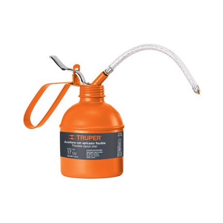 Aceitera Manual Tubo Flexible Truper 500 Ml ACEF-500