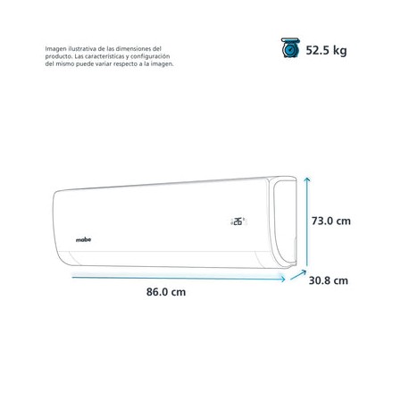 Aire Acondicionado Mini Split Inverter Solo Frío 220 V 2 Toneladas
