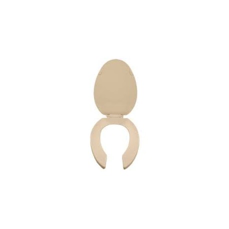 Asiento para wc alargado beige