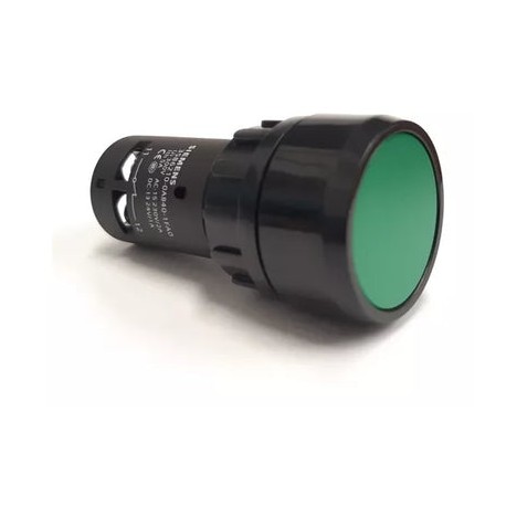 Boton Pulsador Para Foco Siemens 3SU Verde