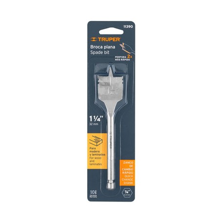 Broca Para Madera Manita Truper 1 1/4 In BPT-1 1/4