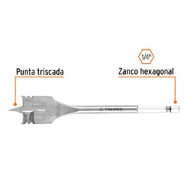 Broca Para Madera Manita Truper 1 1/8 In BPT-1 1/8