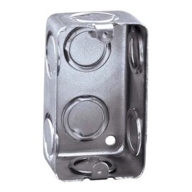 Caja eléctrica chalupa galvanizada 2x4 in