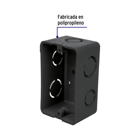 Caja Electrica Chalupa Plastico 2/4 In