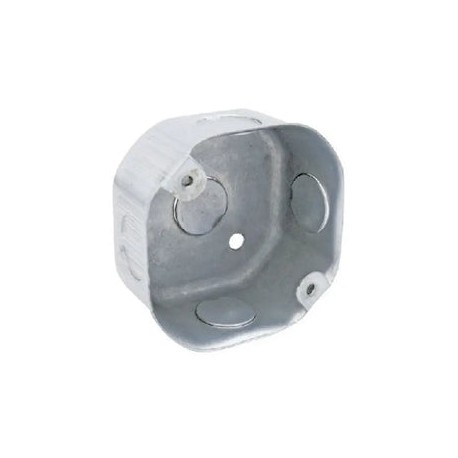 Caja Electrica Redonda Galvanizada 1/2 In Por Pieza