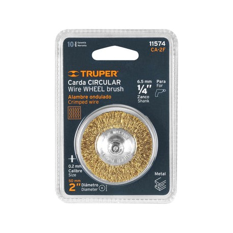 Carda Circula Para Taladro Fino Truper 2 In CA-2F