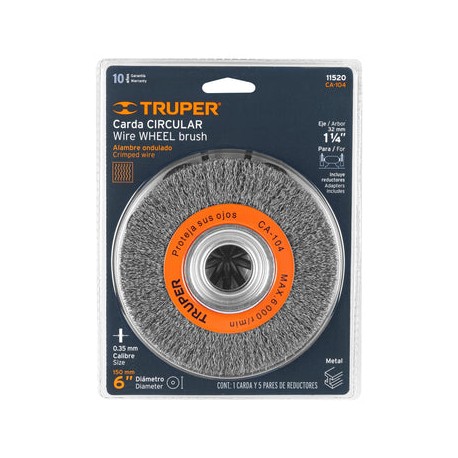 Carda Circular 6 Truper CA-104