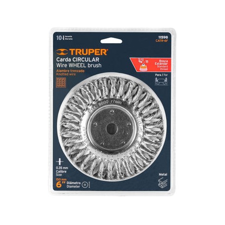 Carda Circular 6 Truper CATR-6F