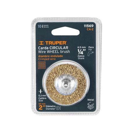 Carda Circular Para Taladro Grueso Truper 2 In CA-2