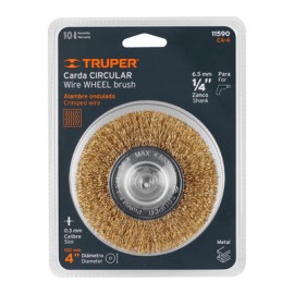 Carda Circular Para Taladro Grueso Truper 4 In CA-4