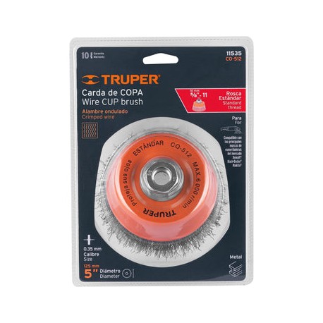 Carda Copa 5 Truper  CO-512