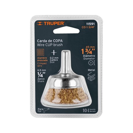 Carda Copa Para Taladro Fino Truper 1 3/4 In CO-1 3/4F