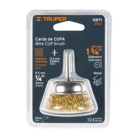 Carda Copa Para Taladro Gruesa Truper 1 3/4 In CO-2