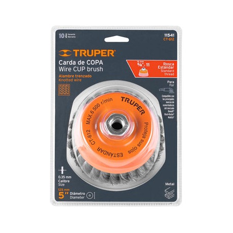 Carda Copa Trenzada Truper 5 In CT-612