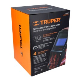 Careta Para Soldar Electronica Truper CAREL-913F Flamas