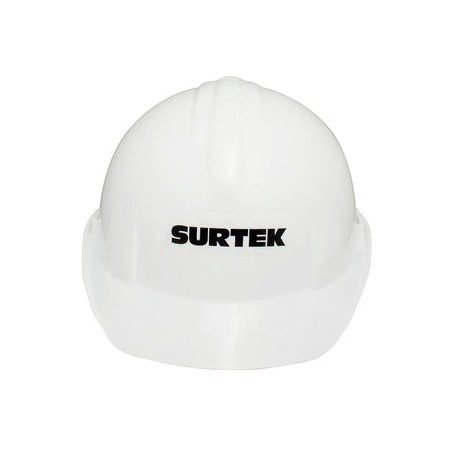 Casco de seguridad con ajuste de intervalos, color blanco Surtek