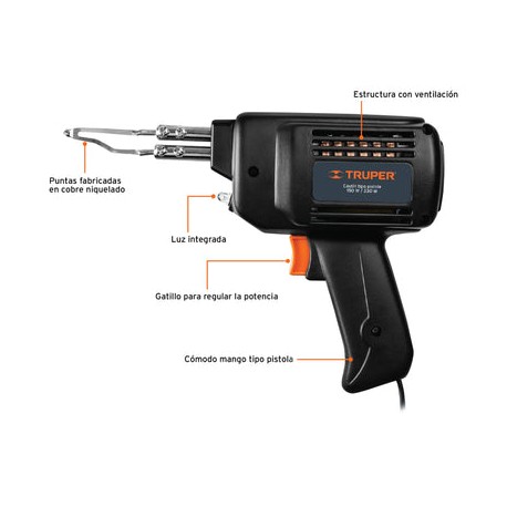 Cautín Tipo Pistola Truper 230 W CAU-230