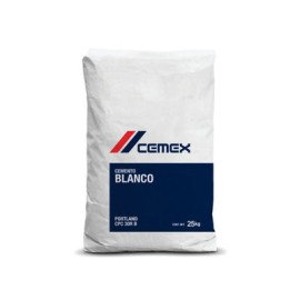 Cemento blanco 25 kg saco