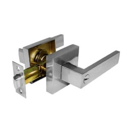 Cerradura para baño níquel satín