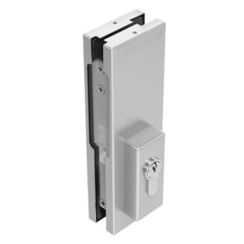 Cerradura para puerta de vidrio CROMO 1009