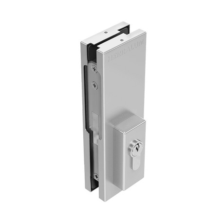Cerradura para puerta de vidrio CROMO 1009