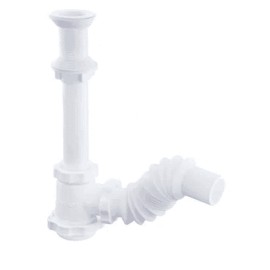 Céspol para fregadero PVC con registro