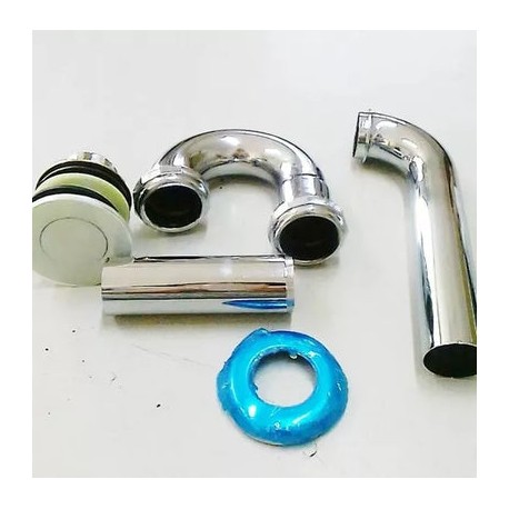 Cespol Para Lavabo Con Contra Metalflu 29298