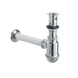 Céspol para lavabo con tubo de latón Cromo