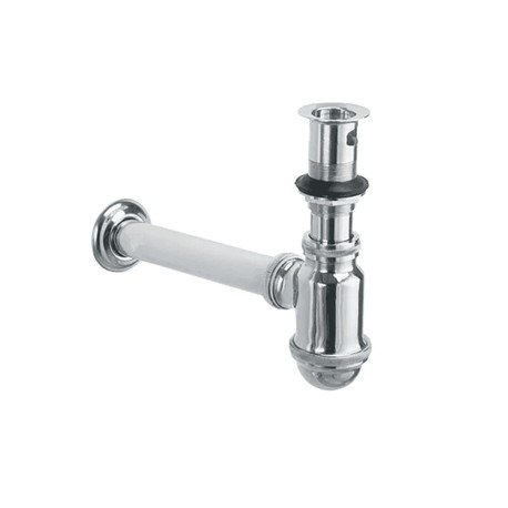 Céspol para lavabo con tubo de latón Cromo