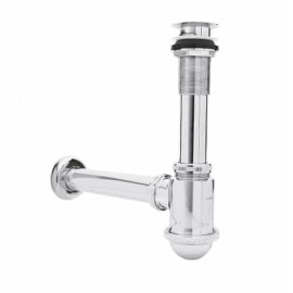 Céspol para lavabo con tubo hierro