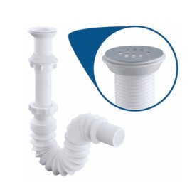 Céspol para lavabo Flex rej. Inox