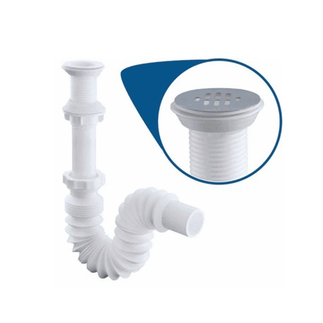 Céspol para lavabo Flex rej. Inox