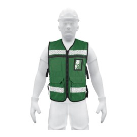 Chaleco De Seguridad Tipo Brigadista14664 Truper Unitalla CHS-900V Verde