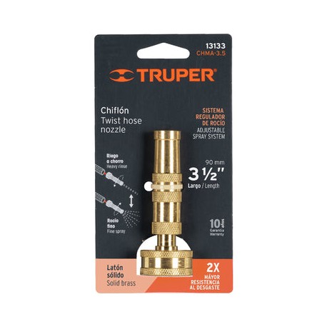 Chiflón Para Manguera De Metal Truper 3.5 CHMA-3.5