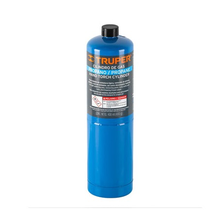 Cilindro Para Gas Desechable 11913 Truper 400 Gr GAS-400A