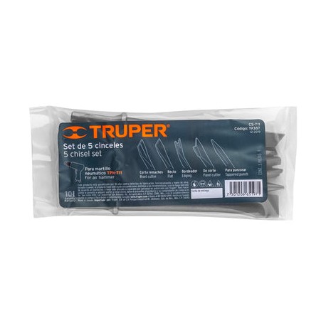 Cincel Para Martillo Neumatico 19387 Truper C5-711