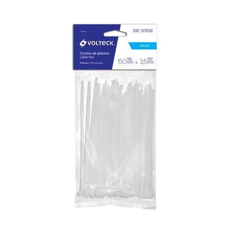 Cincho para cable 50 piezas 200x3.5 mm