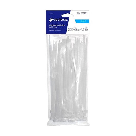 Cincho para cable 50 piezas 200x4.5 mm