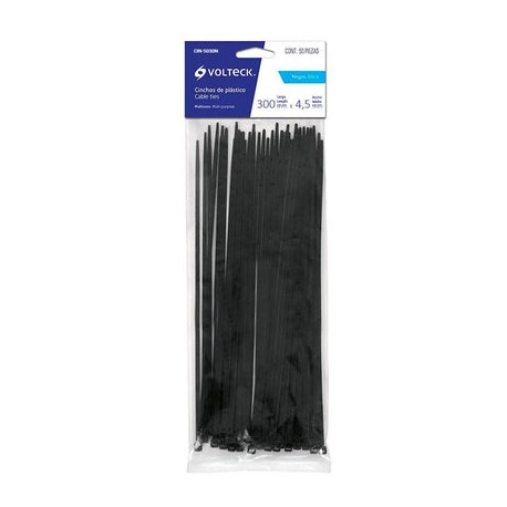 Cincho para cable 50 piezas 300x4.5 mm