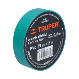 Cinta Aisl. Electrica Truper 18 Mt M-33V Verde
