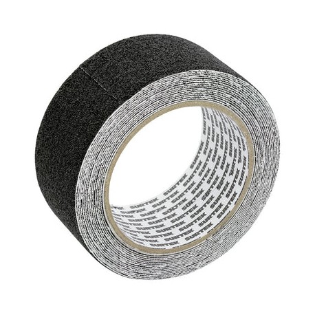 Cinta antiderrapante ancho 48 mm de 5 m, color negro Surtek