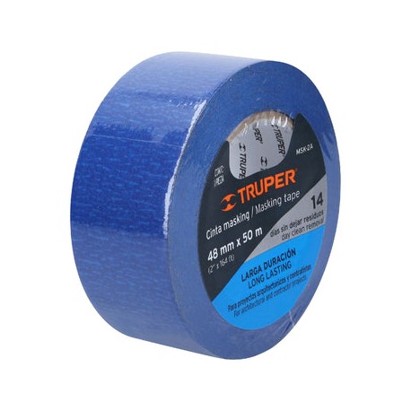 Cinta Masking Tape Truper 2 In X 50 Mt MSK-2A Azul