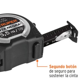 Cinta Métrica Ancha 11747 Truper 8 Mt FCN-8M Negra