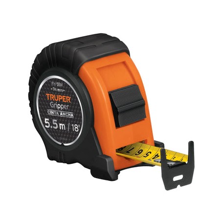 Cinta Métrica Contra Impacto 14613 Truper 5.5 Mt FH-55M