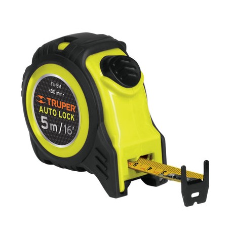 Cinta Métrica Contra Impacto Truper 5 Mt FA-5M
