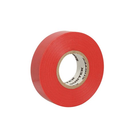 Cinta para aislar roja 19 mm x 18 m Surtek