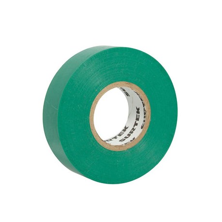 Cinta para aislar verde 19 mm x 18 m Surtek