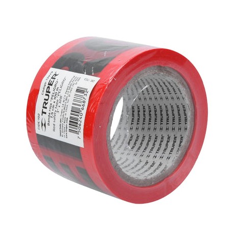 Cinta Peligro Truper 100 Mt CIDE-102 Rojo